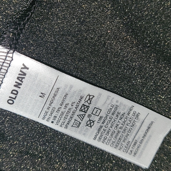 New Old Navy Sparkle leggings size M - Picture 3 of 4